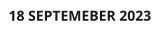 18 SEPTEMEBER 2023